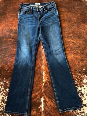 Shyanne Dark Blue Boot Cut Jeans